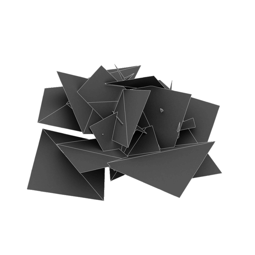 Dead Tree Set - Low Poly Hand Painted Low-poly 3D model_13