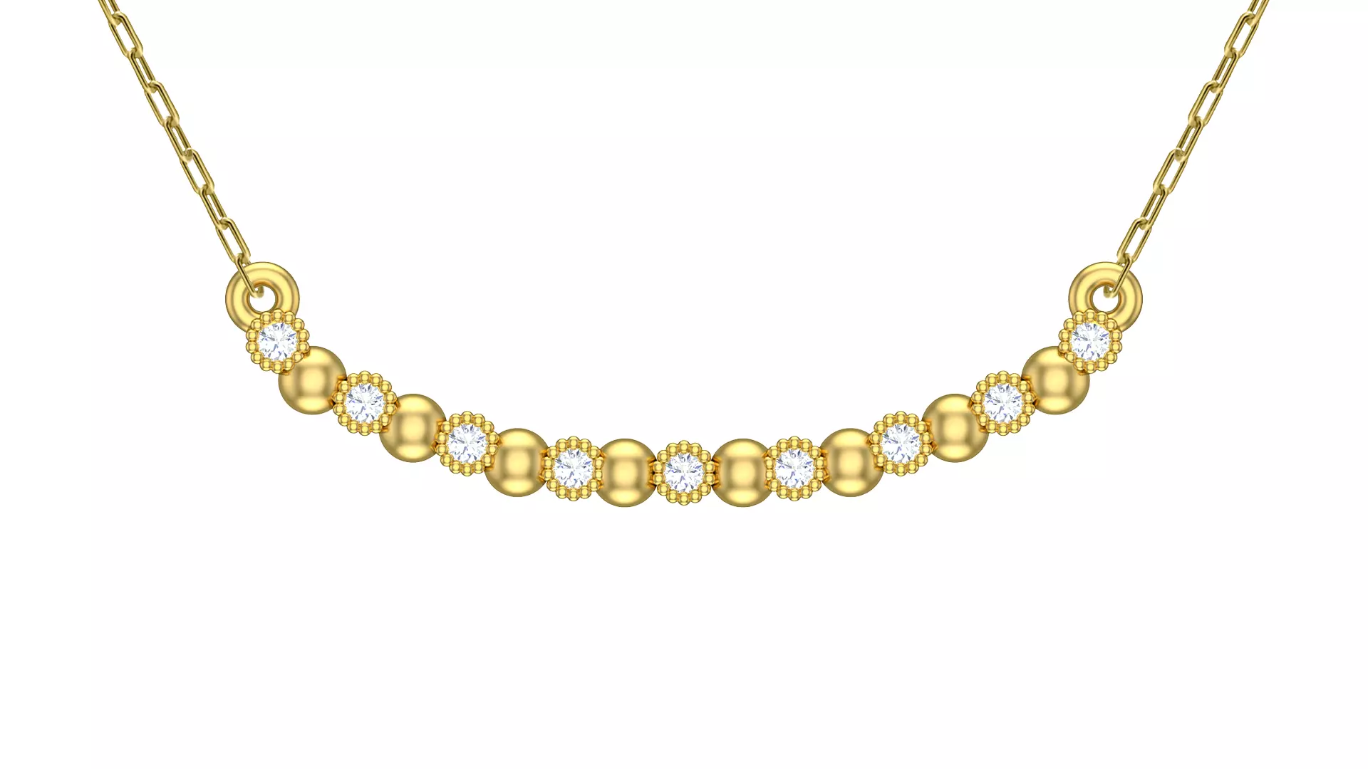 Straight Strip Gold Pendant Ready for Production CAD JPCO-127 3D print model
