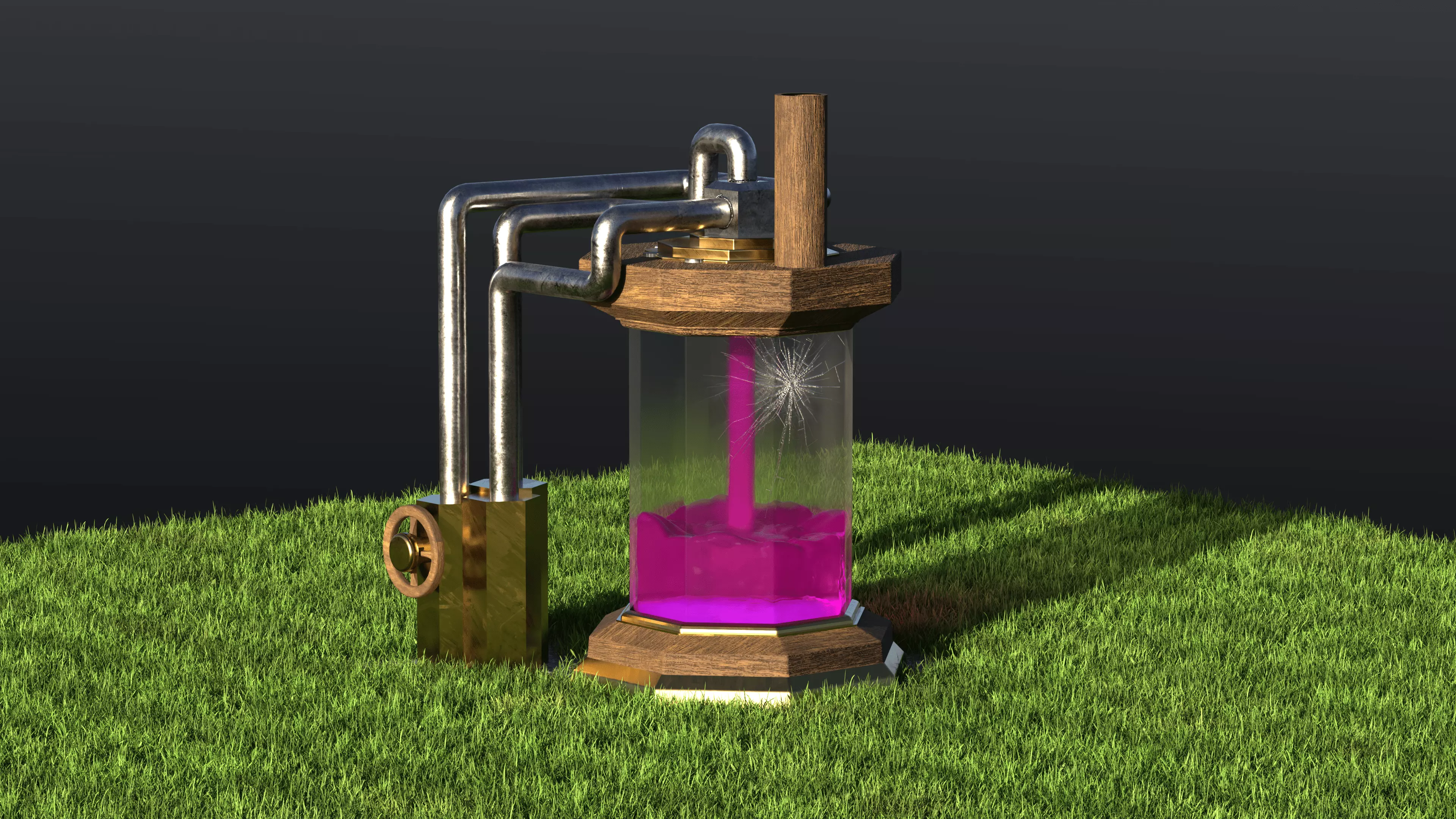 Elixir Collector - Clash of Clans Low-poly 3D model