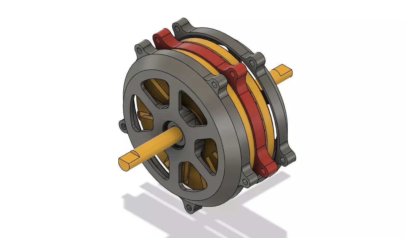 3D Printed Magnetic Gearbox - Axial Flux 3D print model