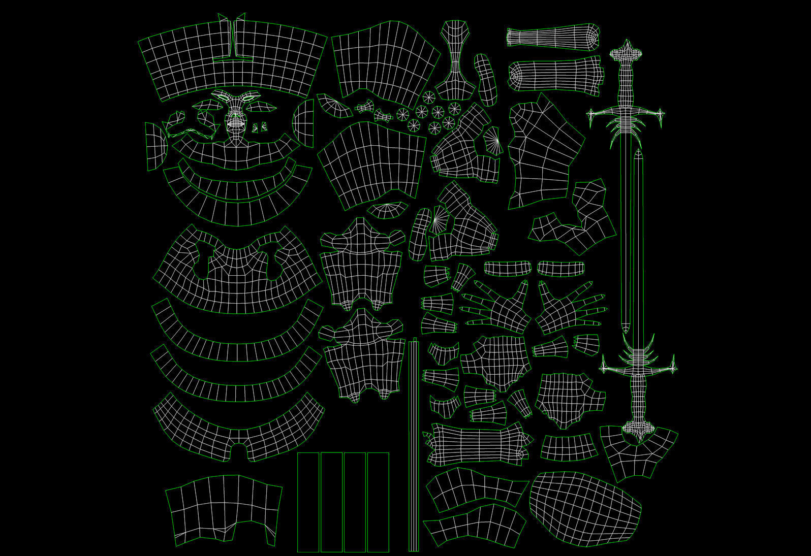 Dead Knight Rigged PBR Character Low-poly 3D model_12