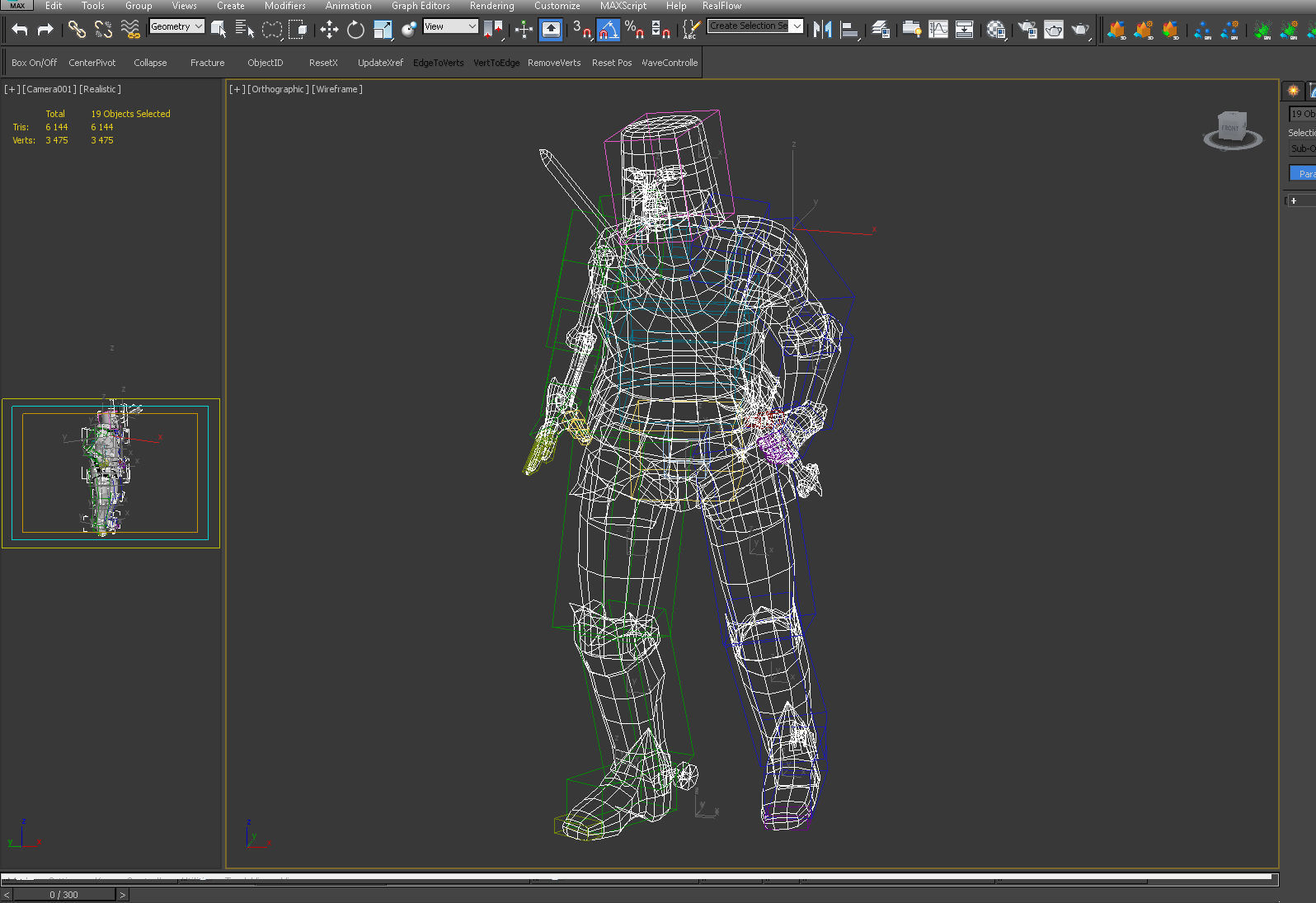 Dead Knight Rigged PBR Character Low-poly 3D model_10