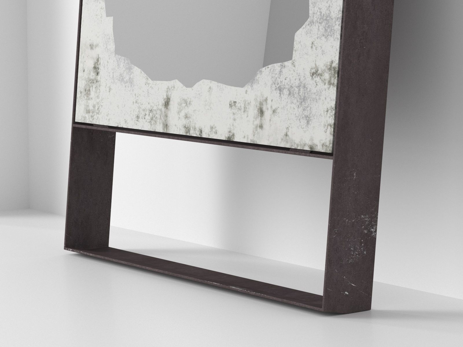 Antique Mod Mirror 3D model_2