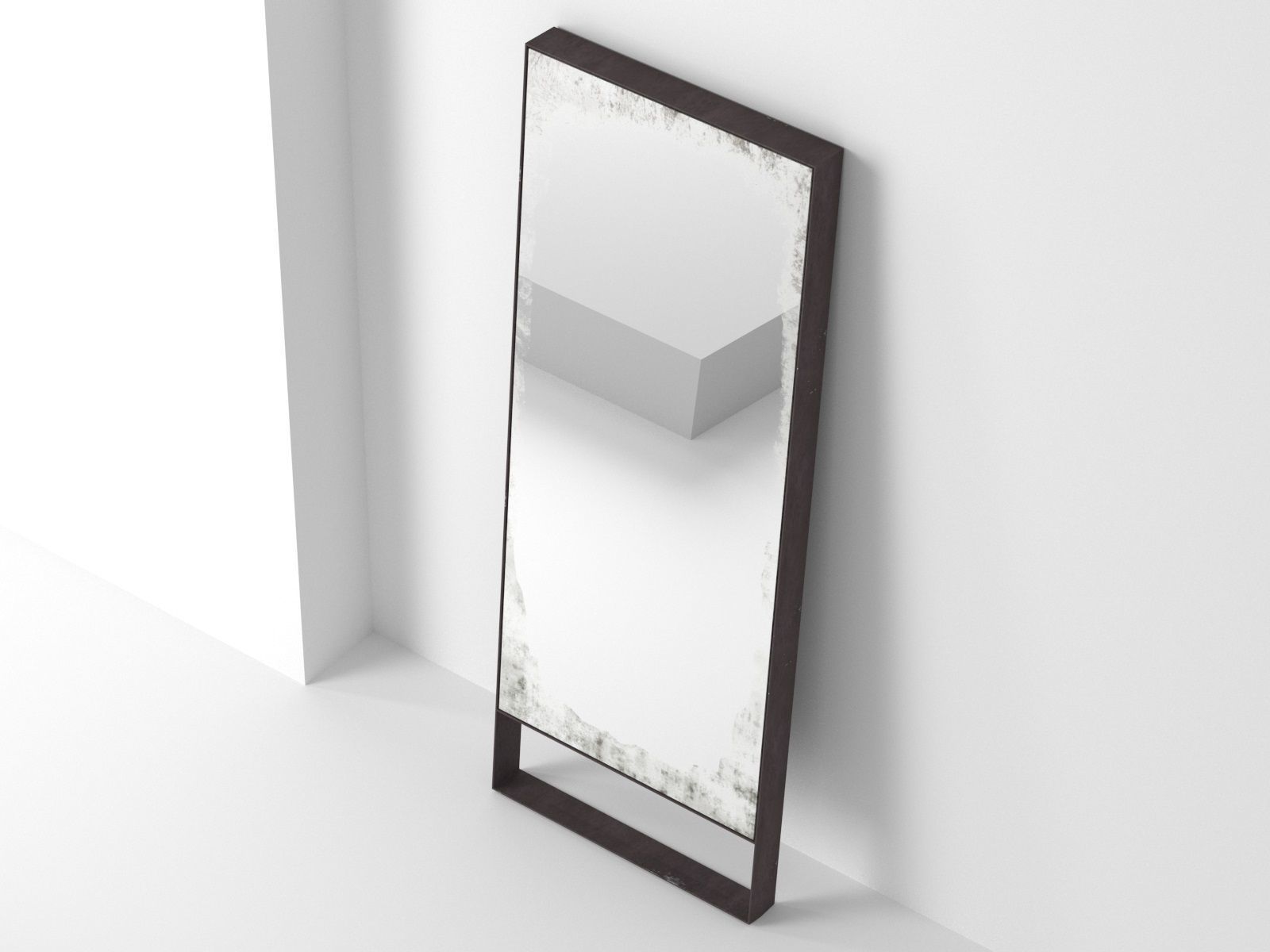 Antique Mod Mirror 3D model_1