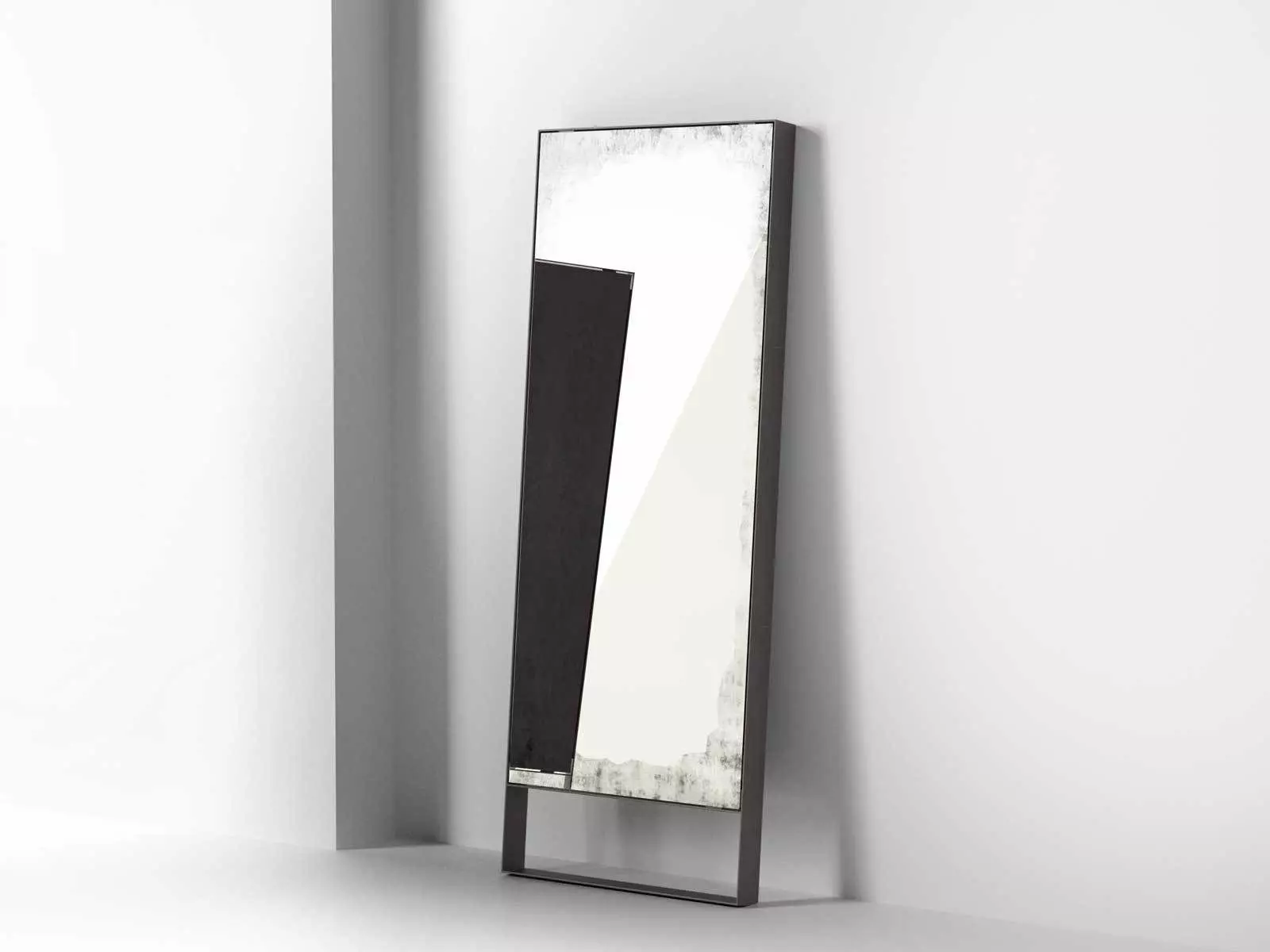 Antique Mod Mirror 3D model_0