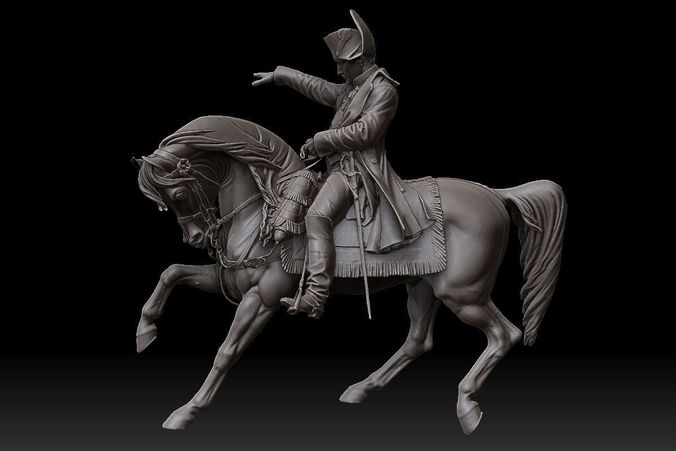 Napoleon Statue 3D print model