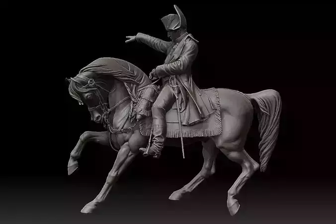 Napoleon Statue 3D print model