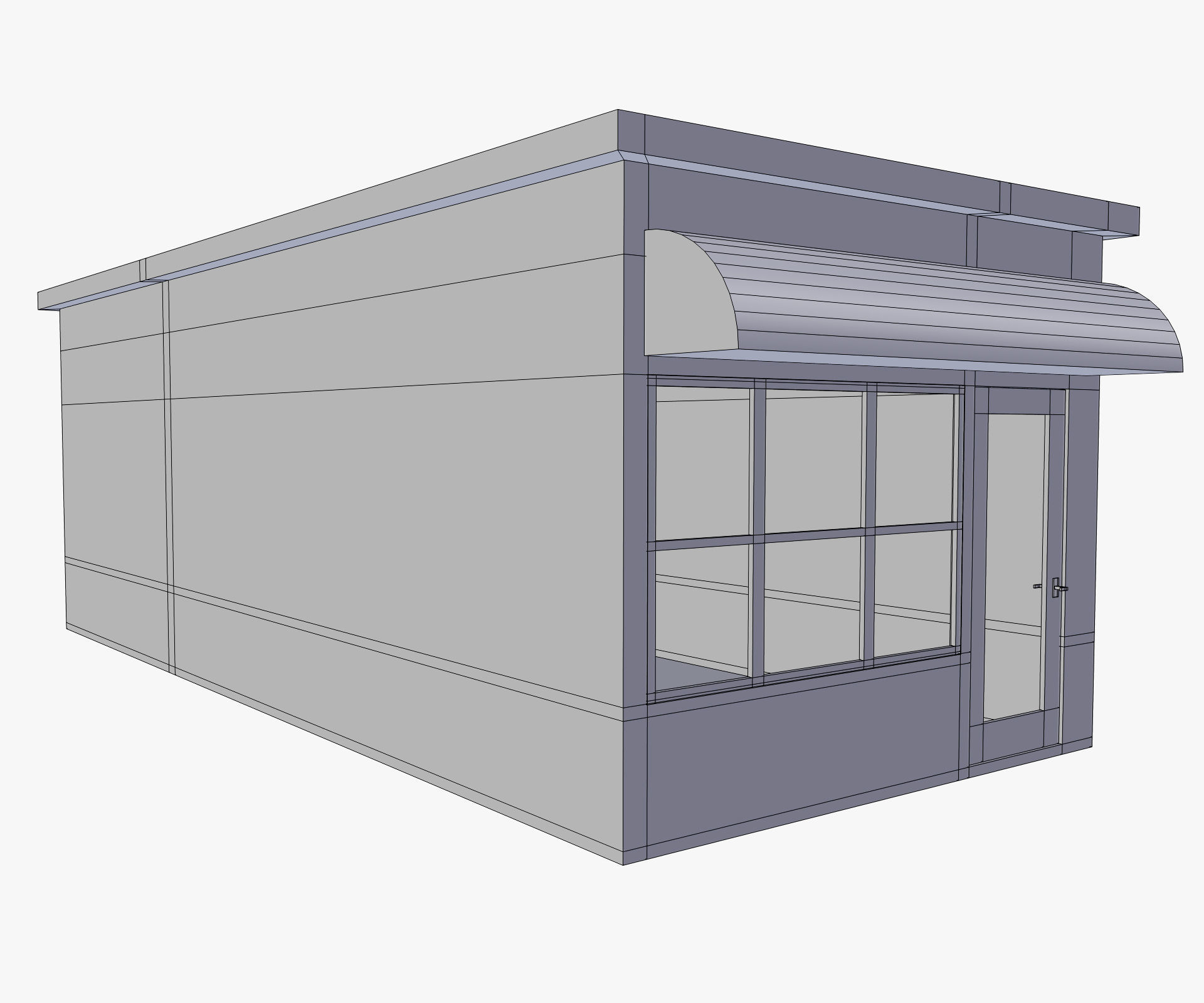 Small Store  3D model_5