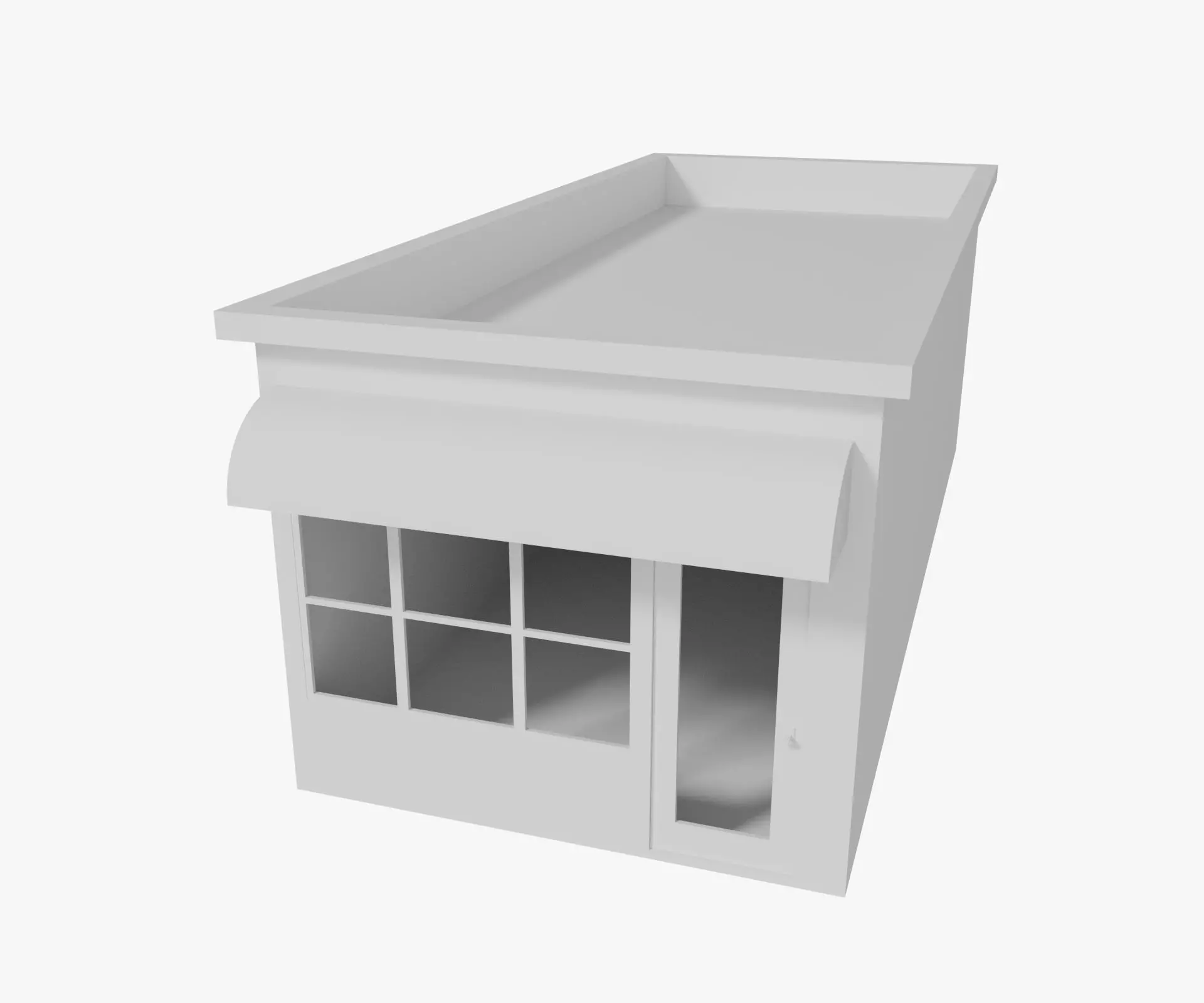 Small Store  3D model_0