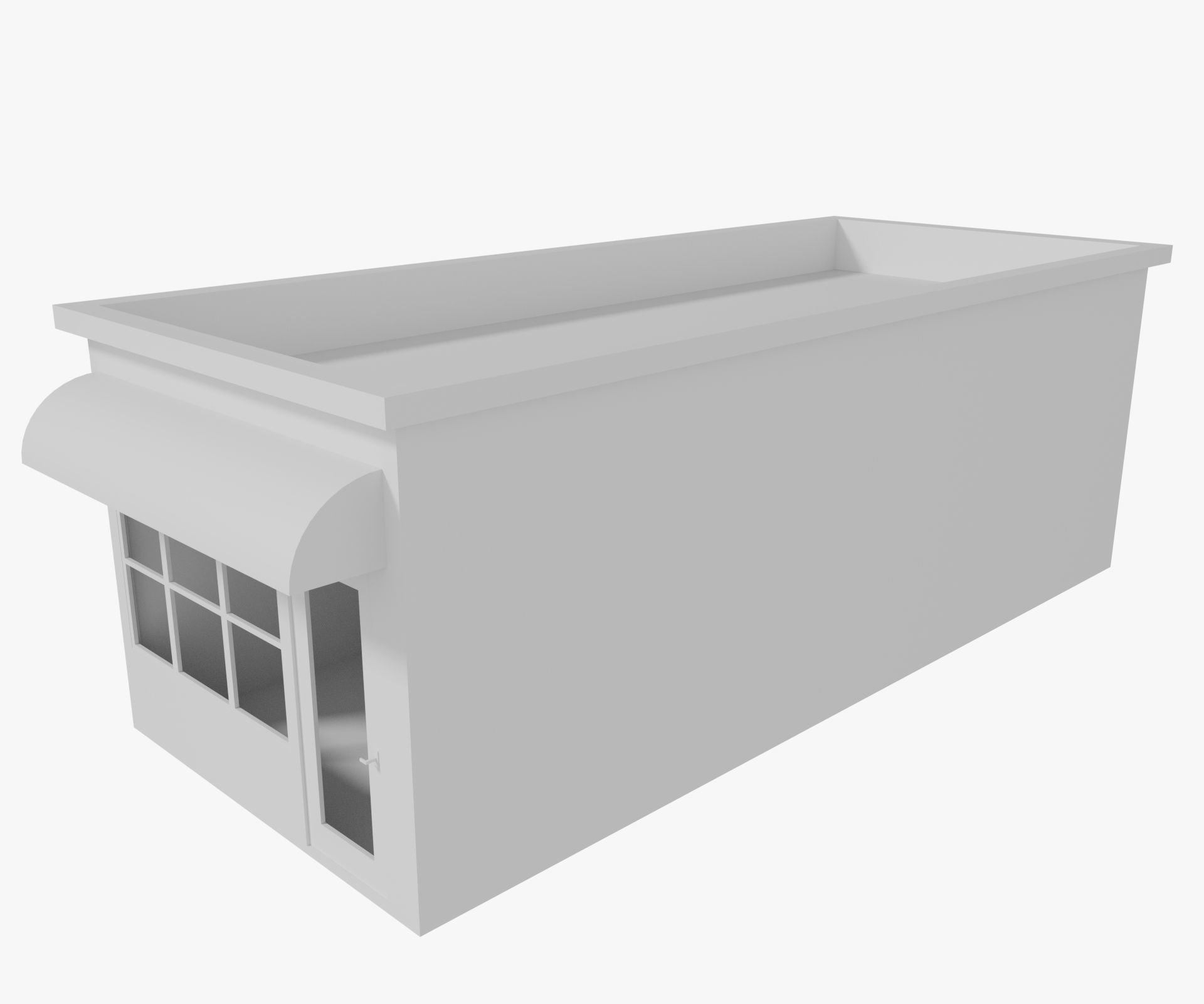 Small Store  3D model_2