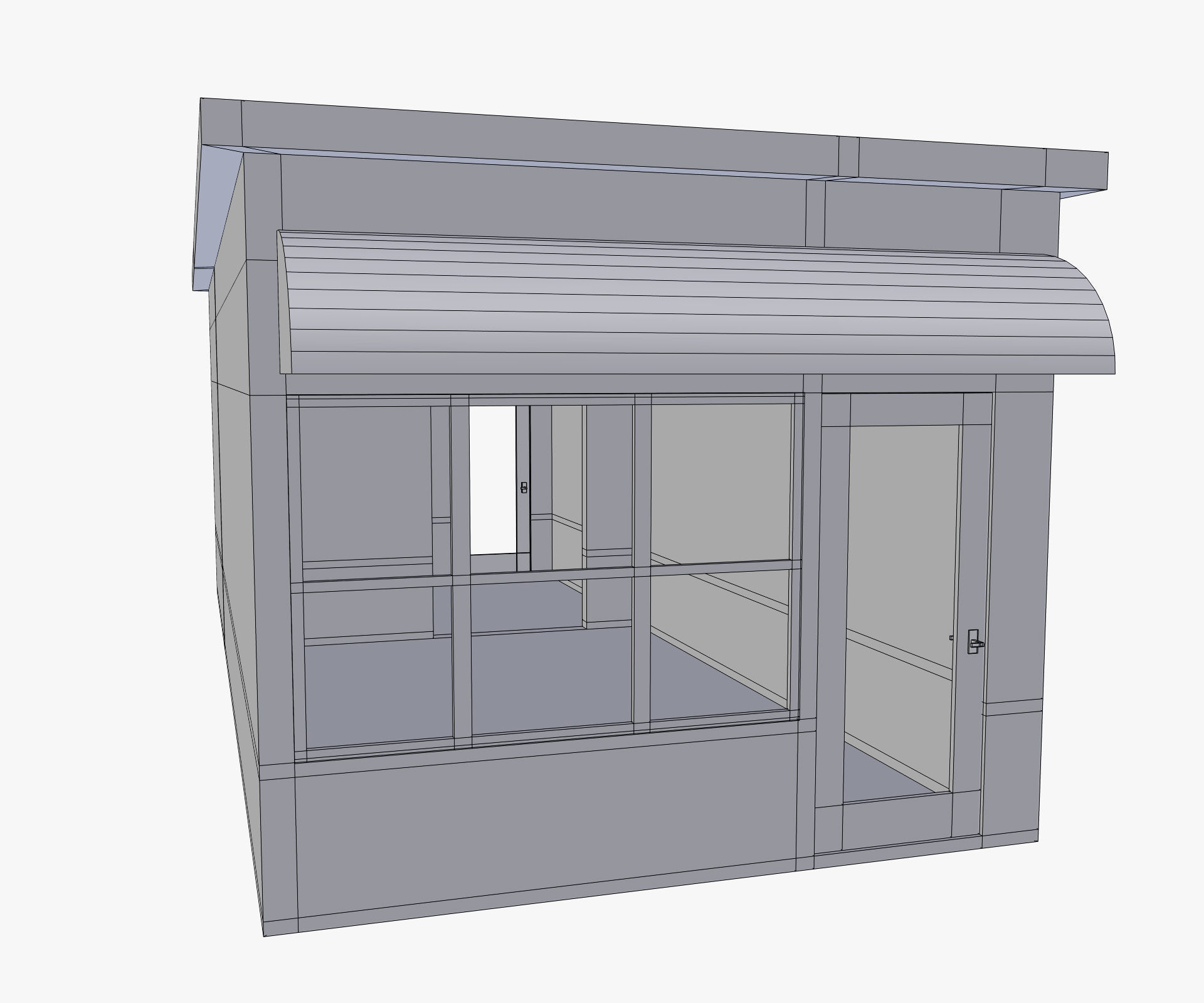 Small Store  3D model_4