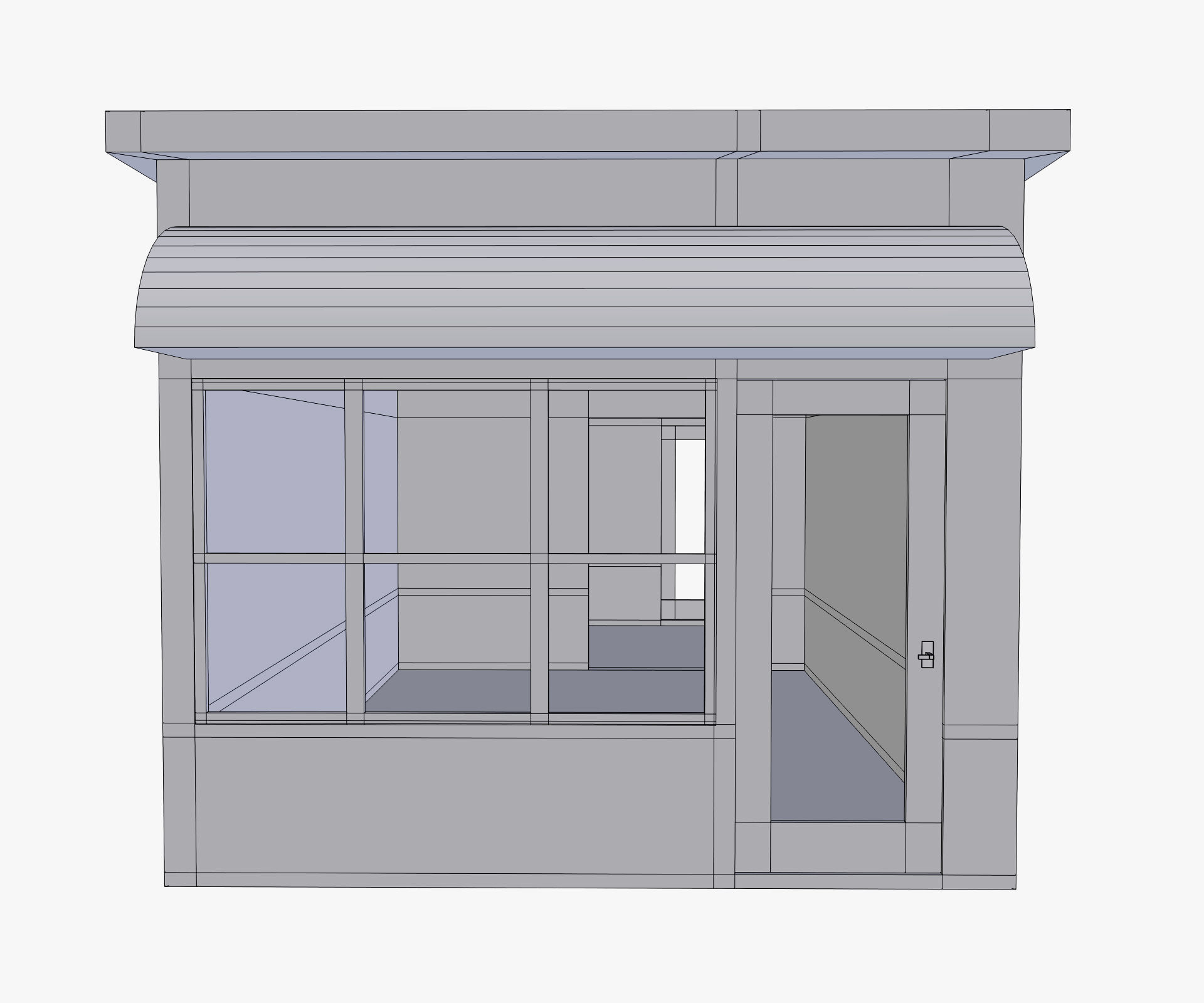 Small Store  3D model_7