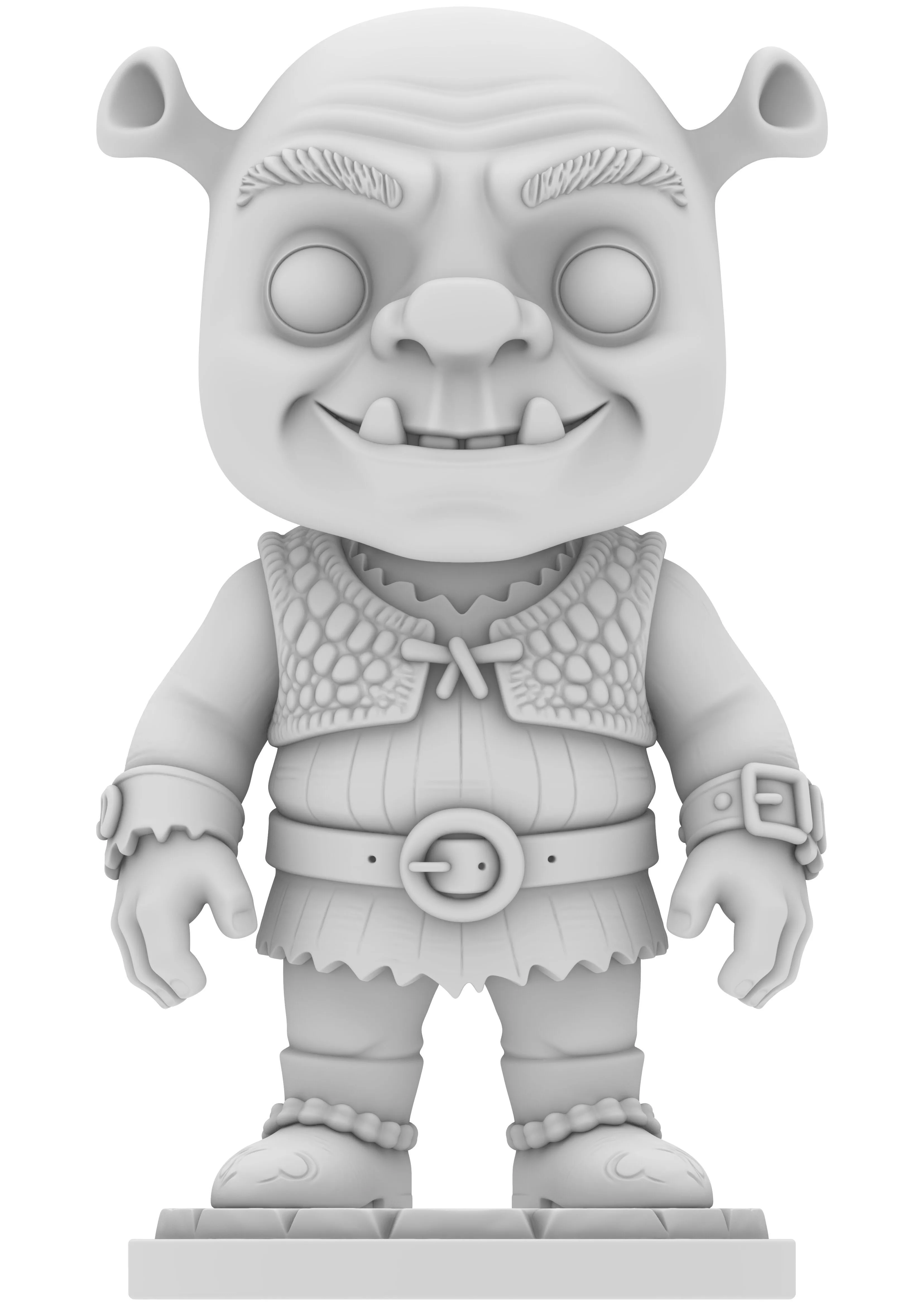 Ogre Hero Figur im Shrek chibi 3D print model