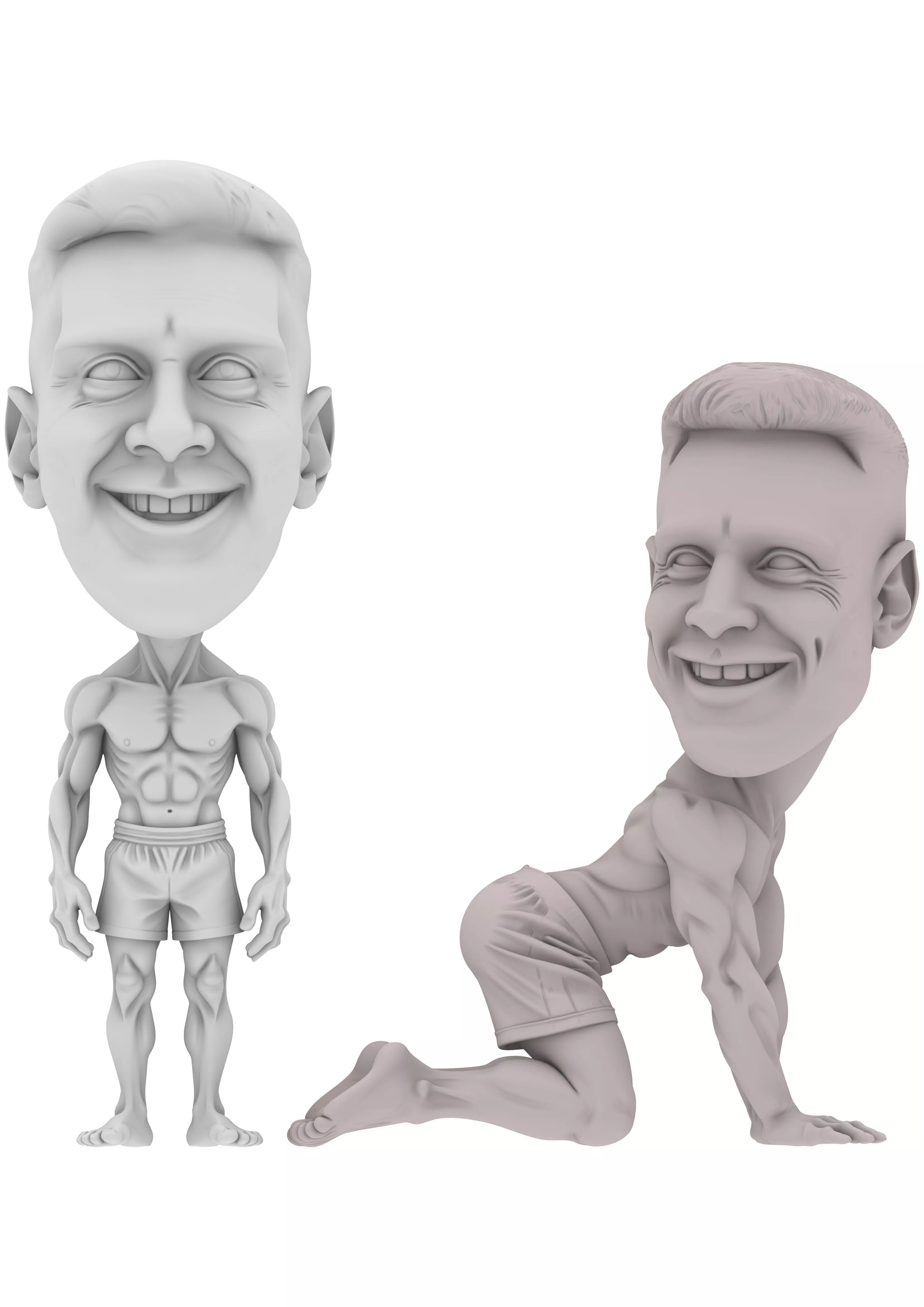 Figur im Footbal Lionel Messi 3D print model