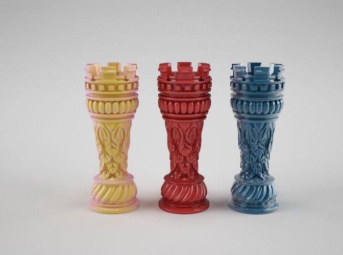 Tower chess 1 3D print model