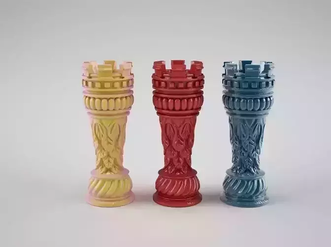 Tower chess 1 3D print model