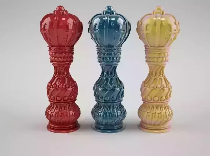 chess queen 2 3D print model