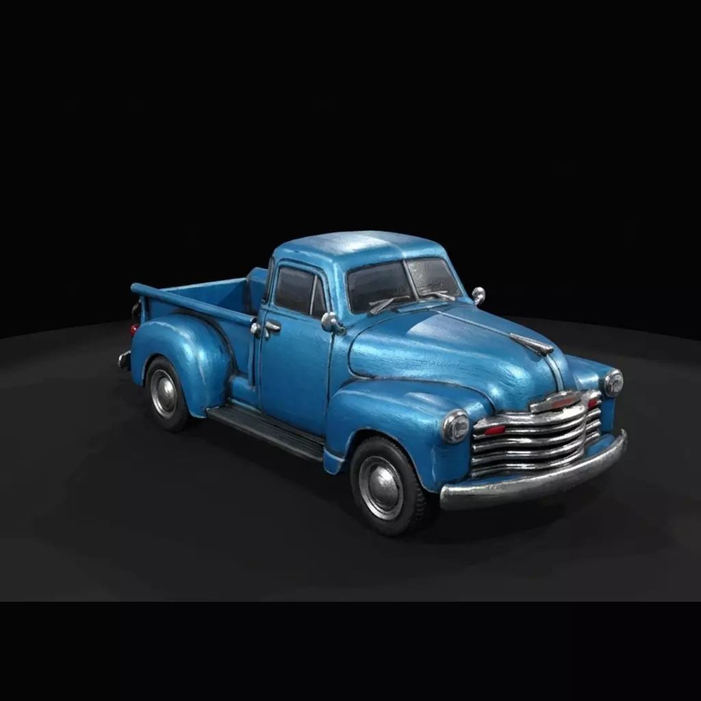 1951 Chevy Pickup truck 1950s 3D print model