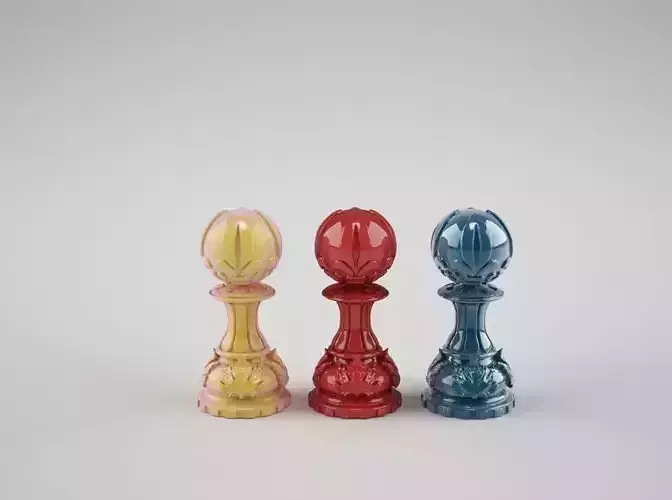 chess pawn 1  3D print model