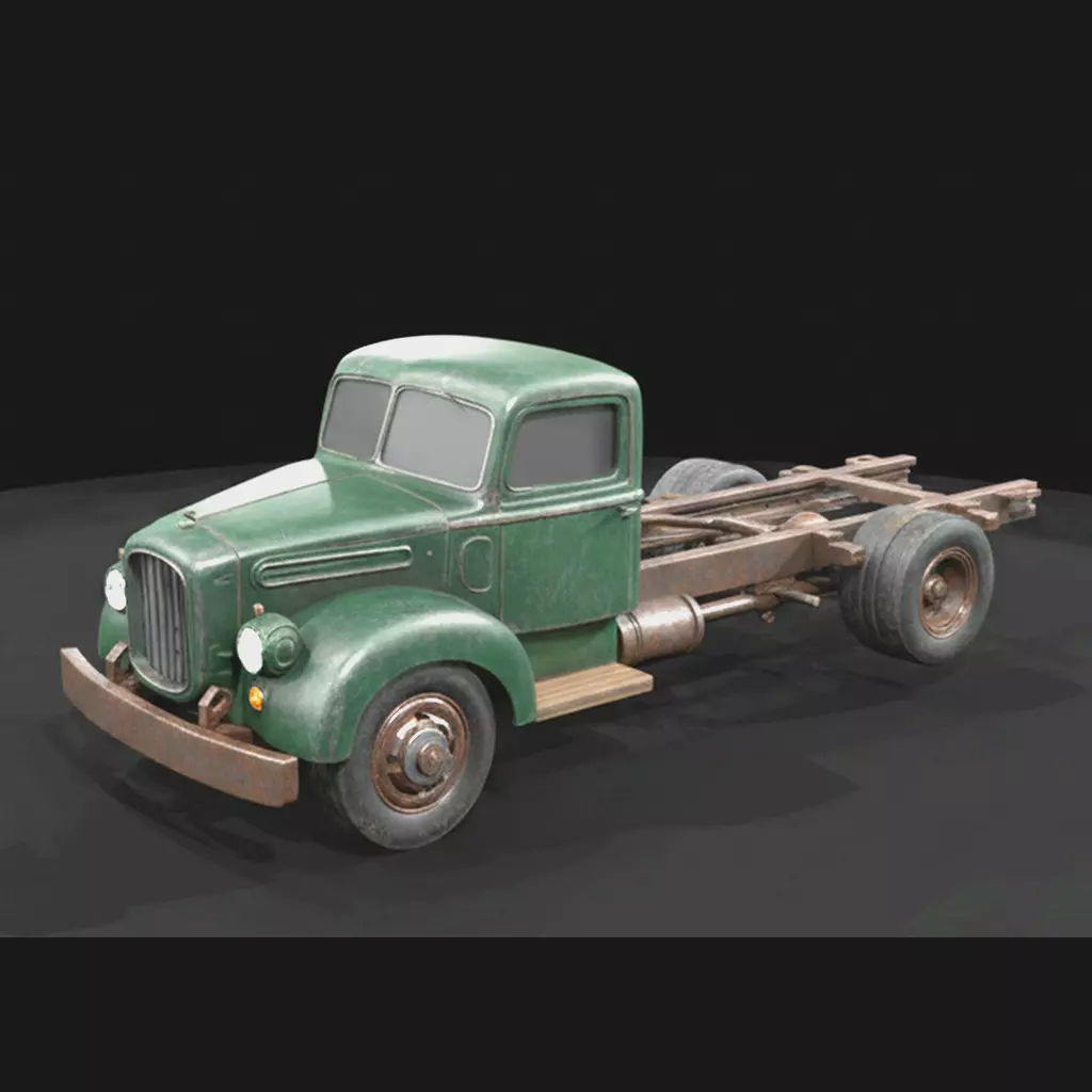 1954 Mack Type 85 estimated 3D print model