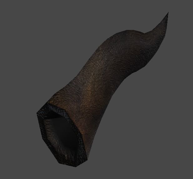 Kris Knife1 Low-poly 3D model_7