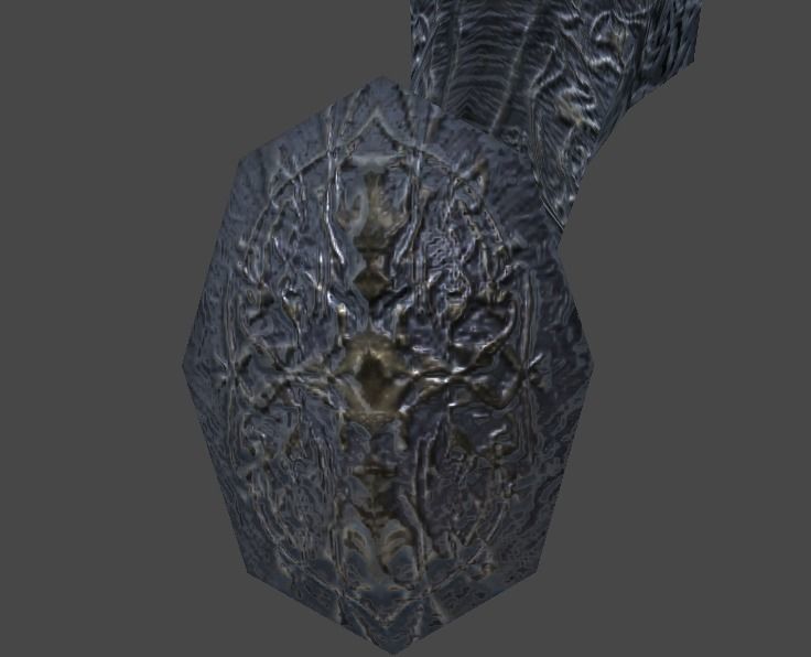 Kris Knife1 Low-poly 3D model_8