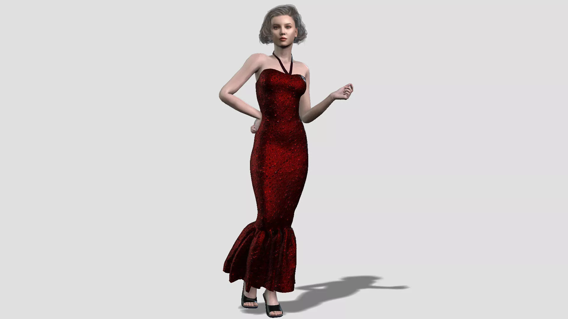 Beautiful Girl 3D Character 3D model