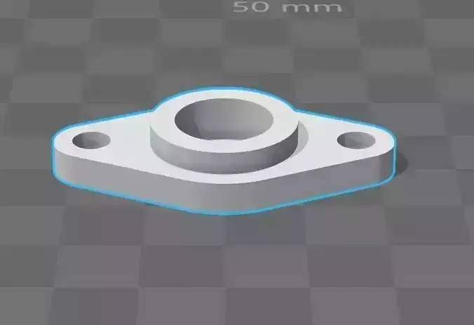 bearings holder D12dot7 B6 d5 3D print model