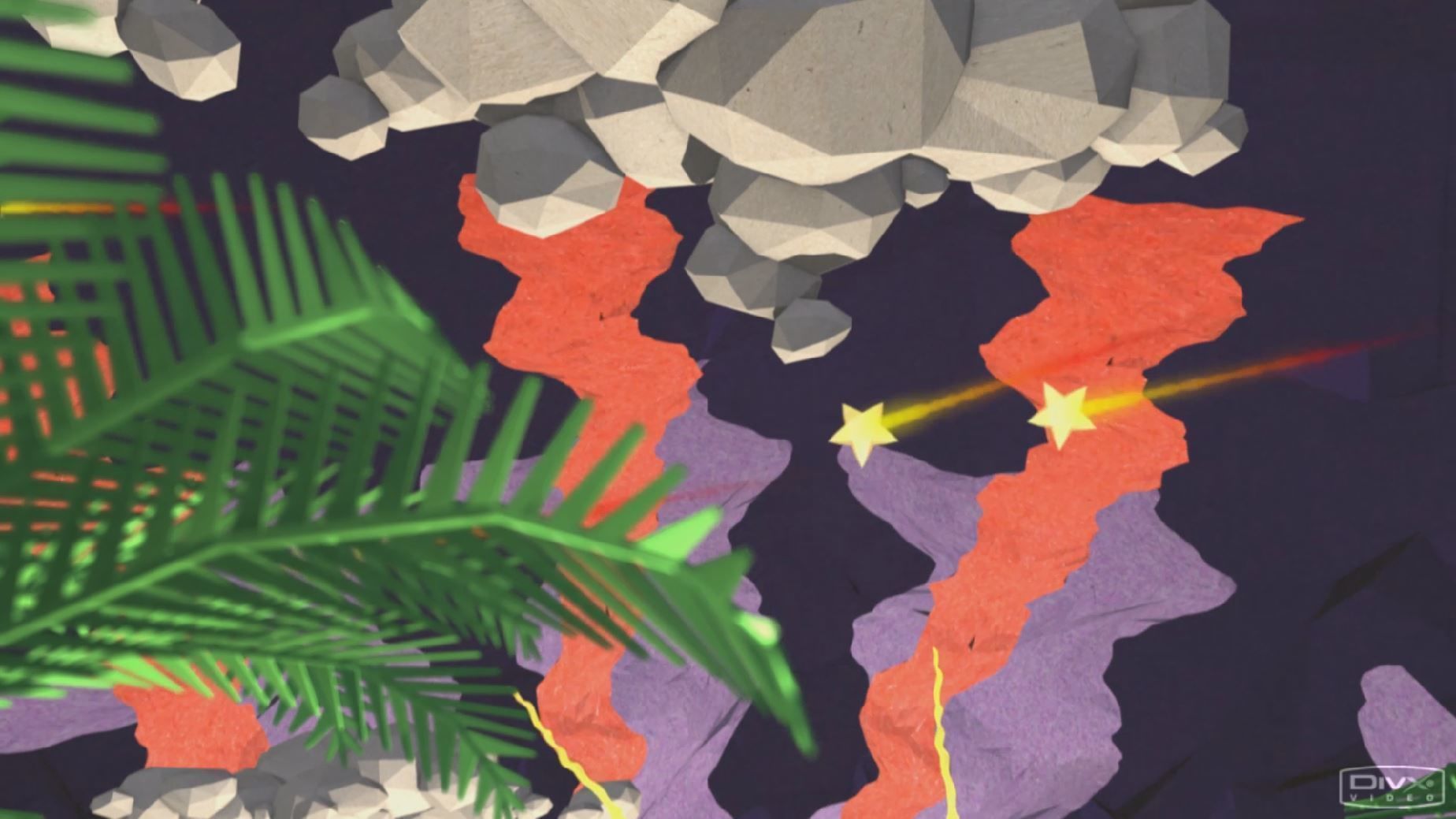 Sunset Low Poly Animated Low-poly 3D model_3