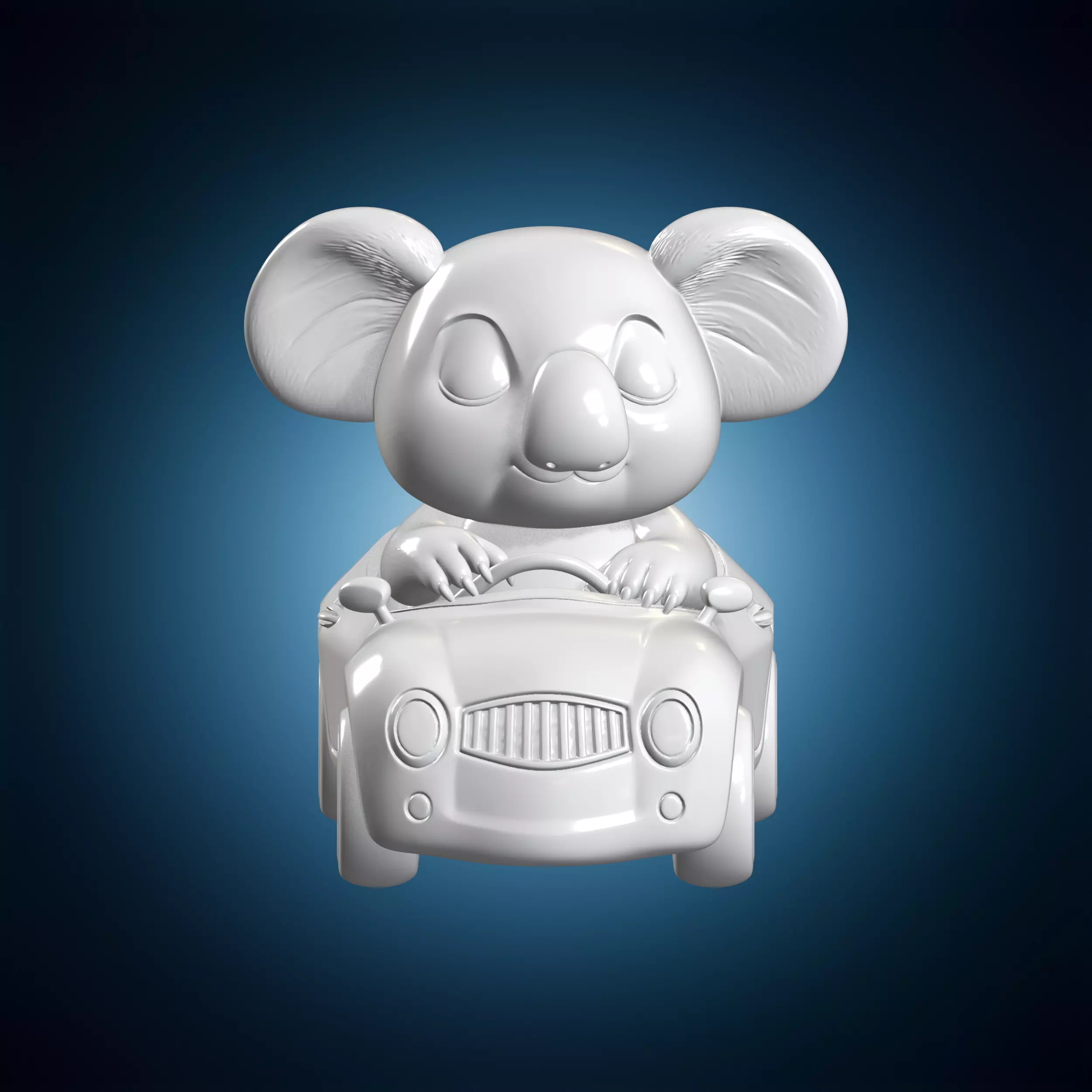 Koala Coupe 3D Print Model 3D print model