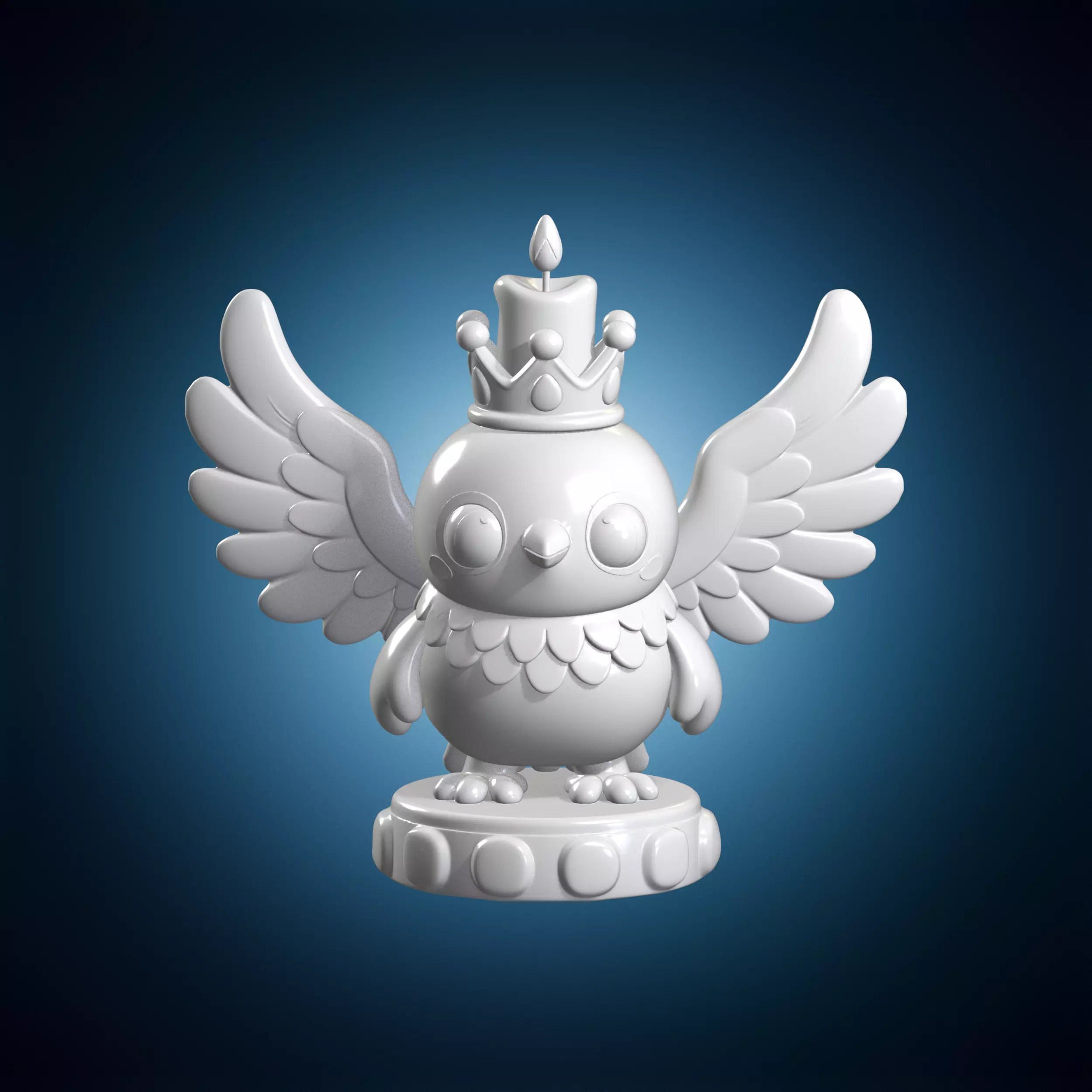 Chibi Phoenix Holder 3D Print Model 3D print model