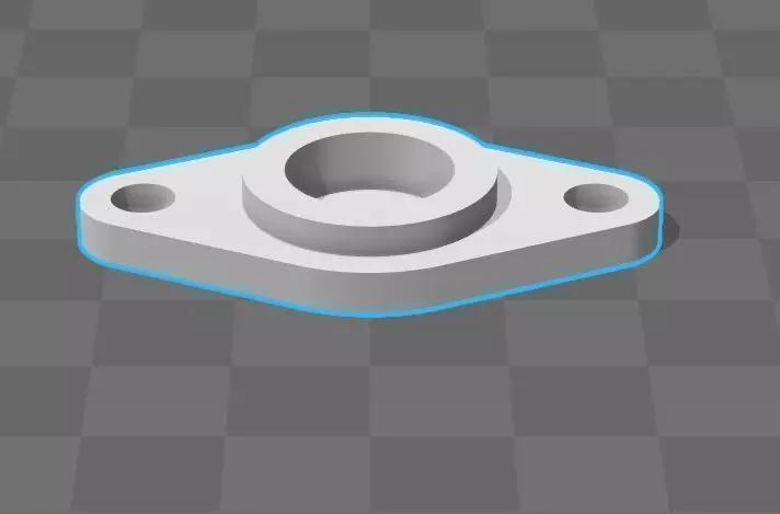 bearings holder D13 B5 d5 3D print model_0