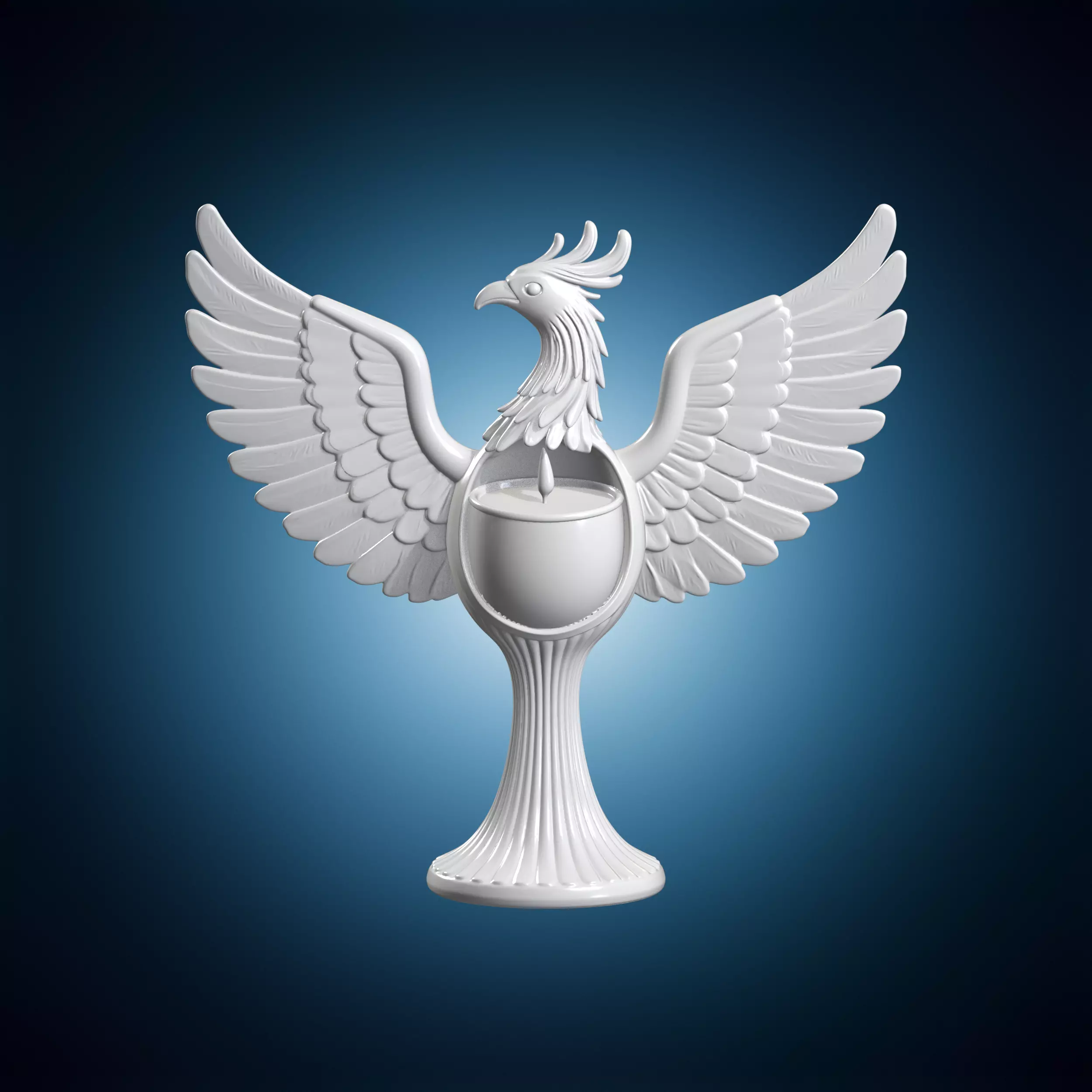 Rising Phoenix Holder 3D Print Model 3D print model