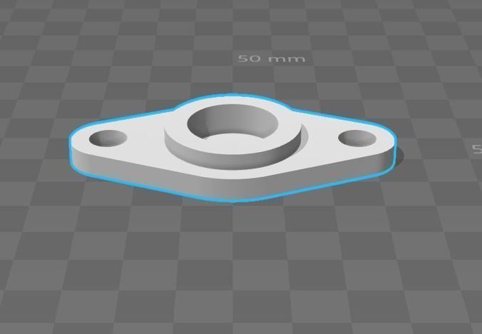 bearings holder D19 B7 d8 3D print model