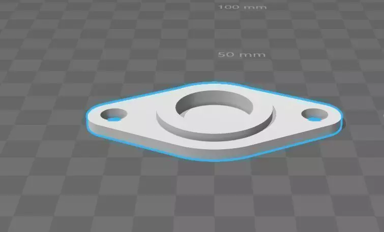 bearings holder D23 B5 d8 3D print model_0