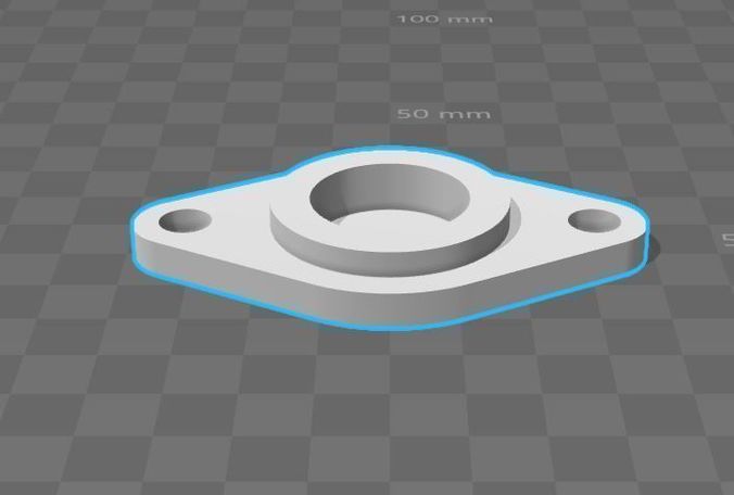 bearings holder D24 B8 d8 3D print model