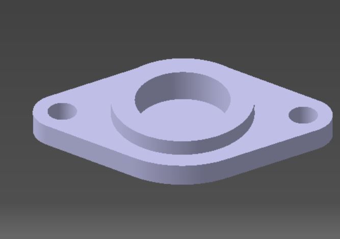 bearings holder D26 B12 d8 3D print model
