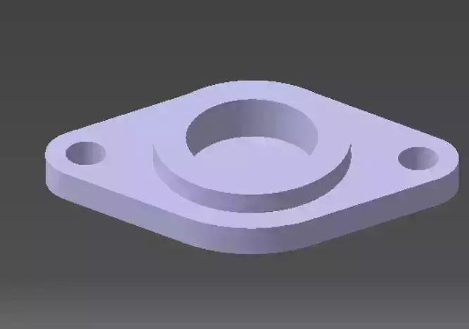 bearings holder D26 B12 d8 3D print model