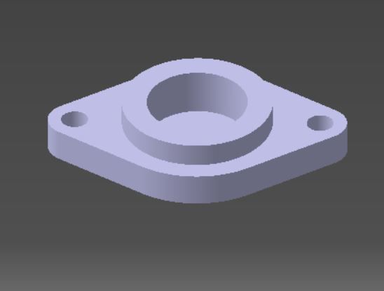 bearings holder D30 B14 d8 3D print model