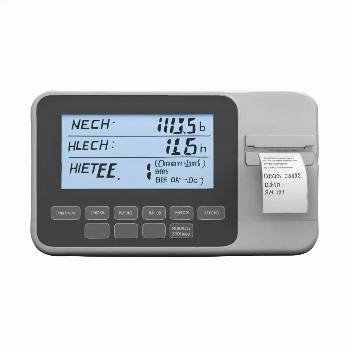 Multi-angled 3D Medical Scale Interface BMI Calculator 3D model
