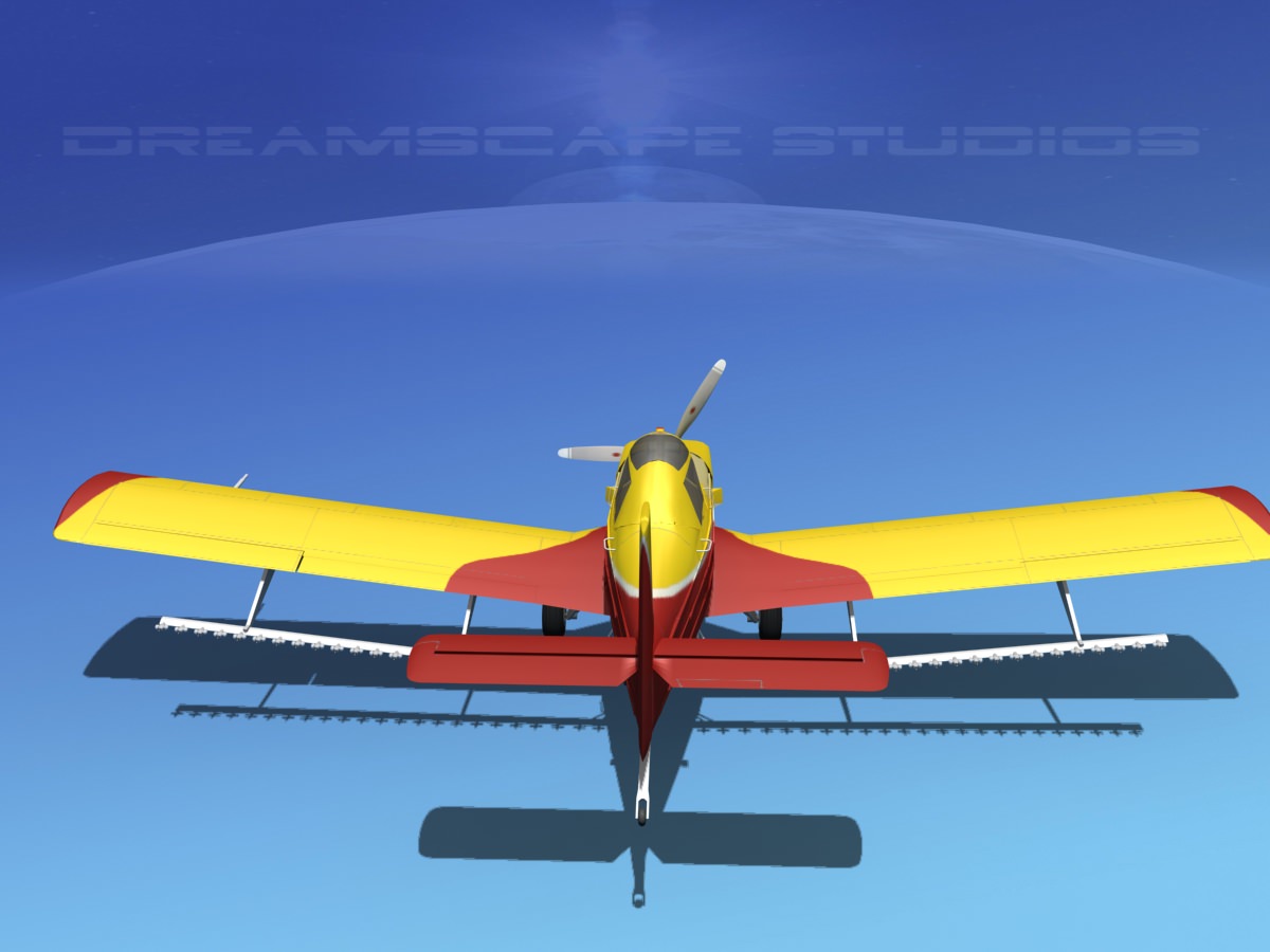 EMB-202 Crop Duster v05 3D model_3