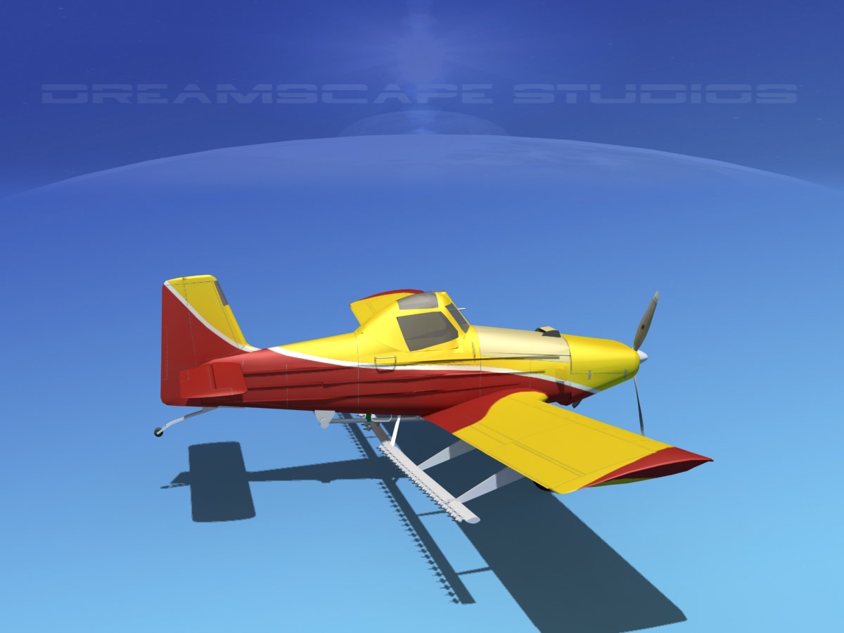 EMB-202 Crop Duster v05 3D model_8