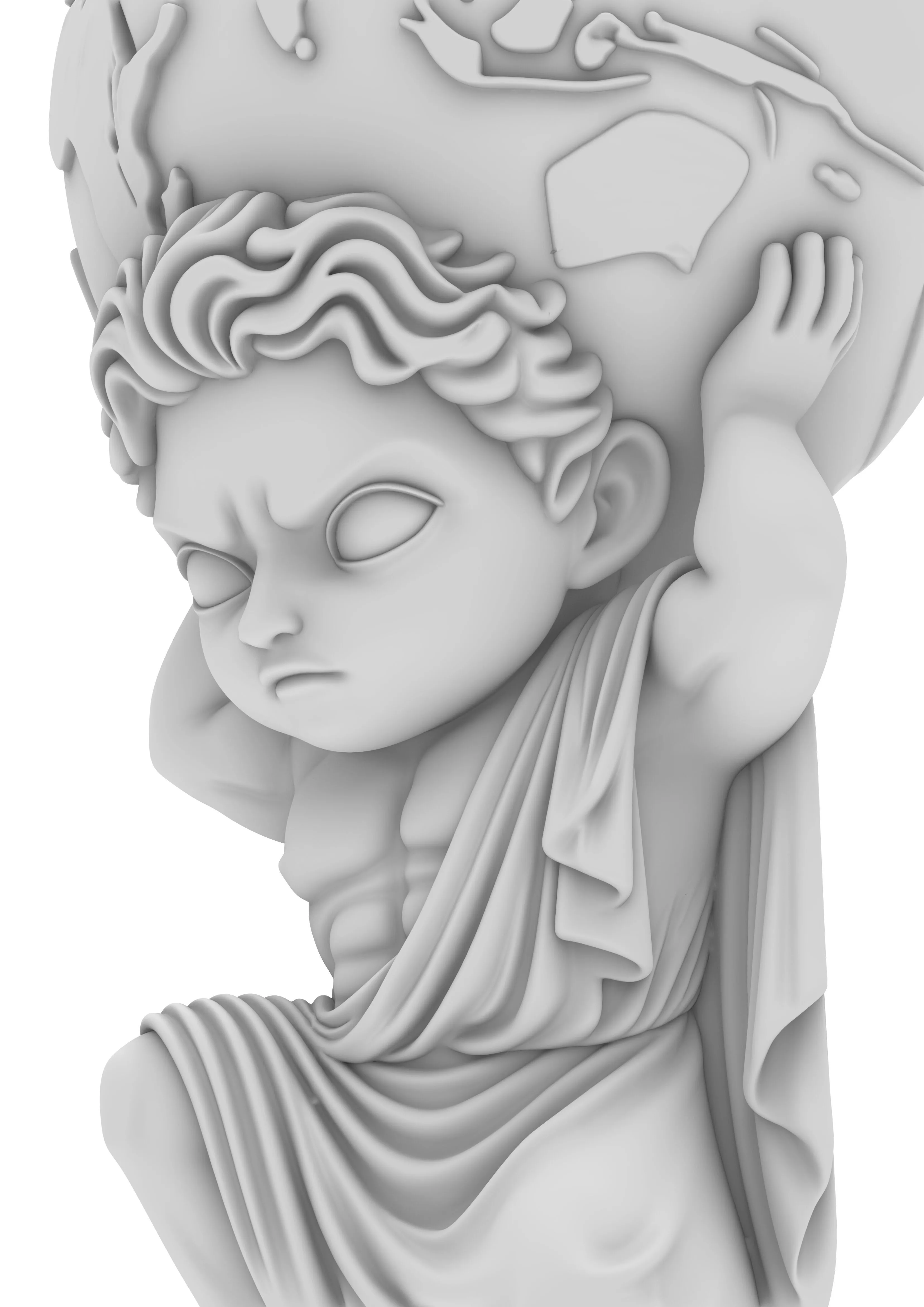 Chibi Hercules 3D print model