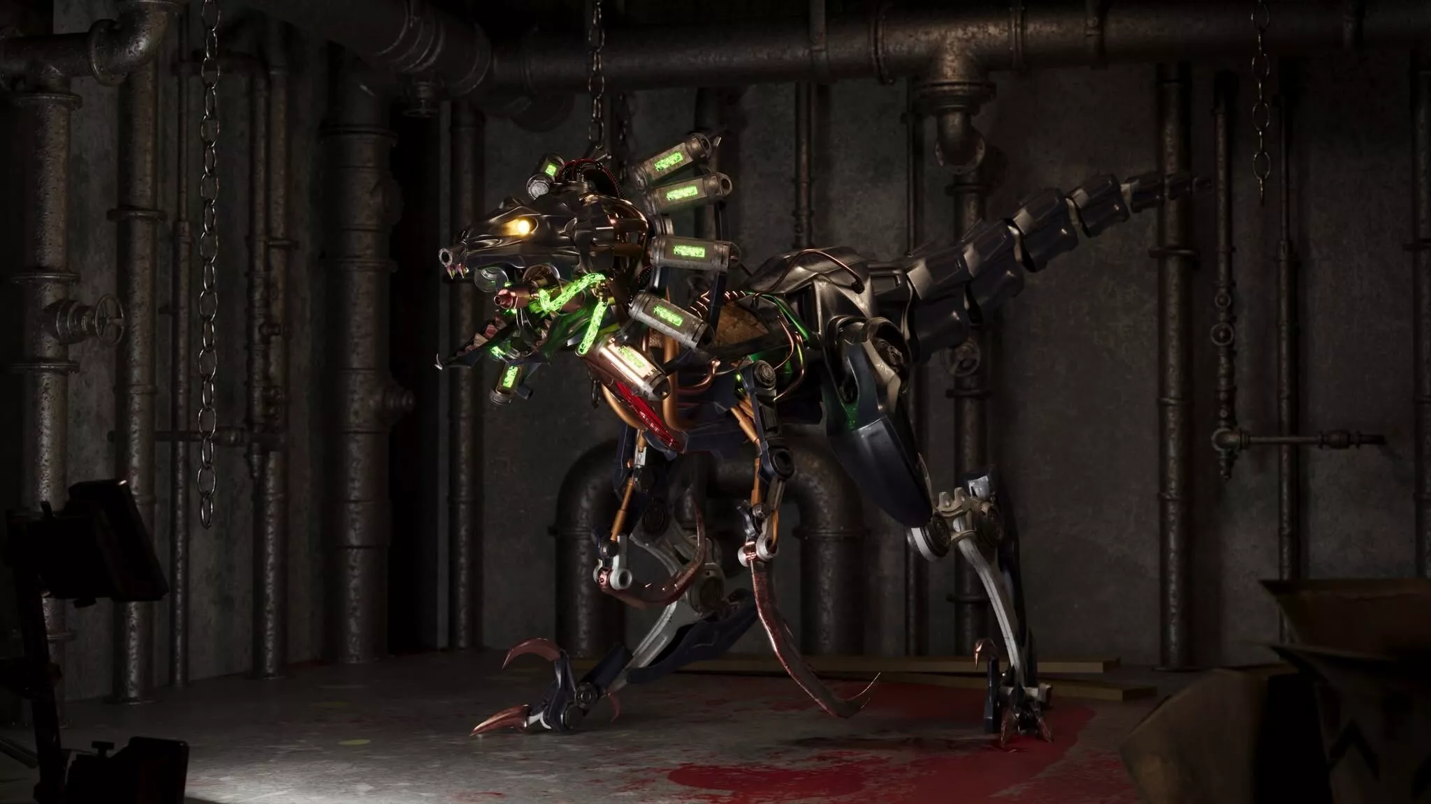 Biohazard Cyber Raptor 3D model