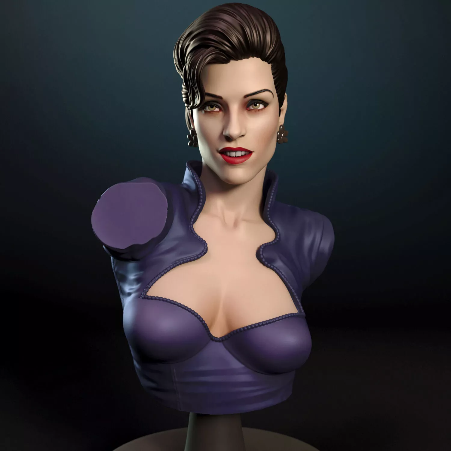 Xenia Onatopp from Goldeneye Bust Free 3D print model
