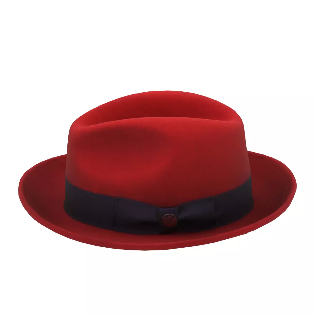 Goorin Bros Dean the Butcher Fedora Red Hat Low-poly 3D model