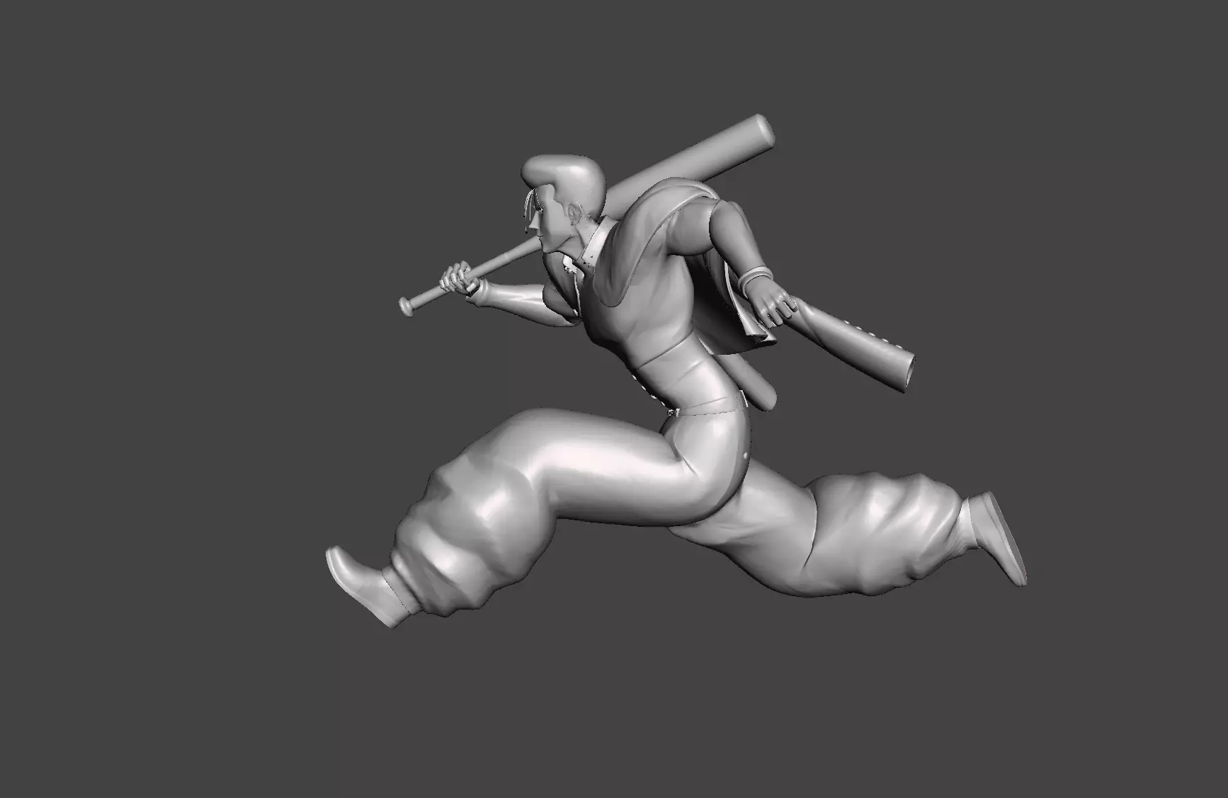 Metal Bat 3D Model Free 3D print model
