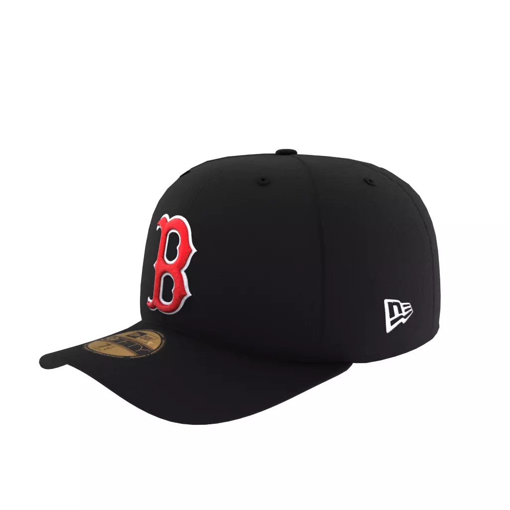 New Era 59 Fifty Boston Red Sox Trucker Cap Low-poly 3D model