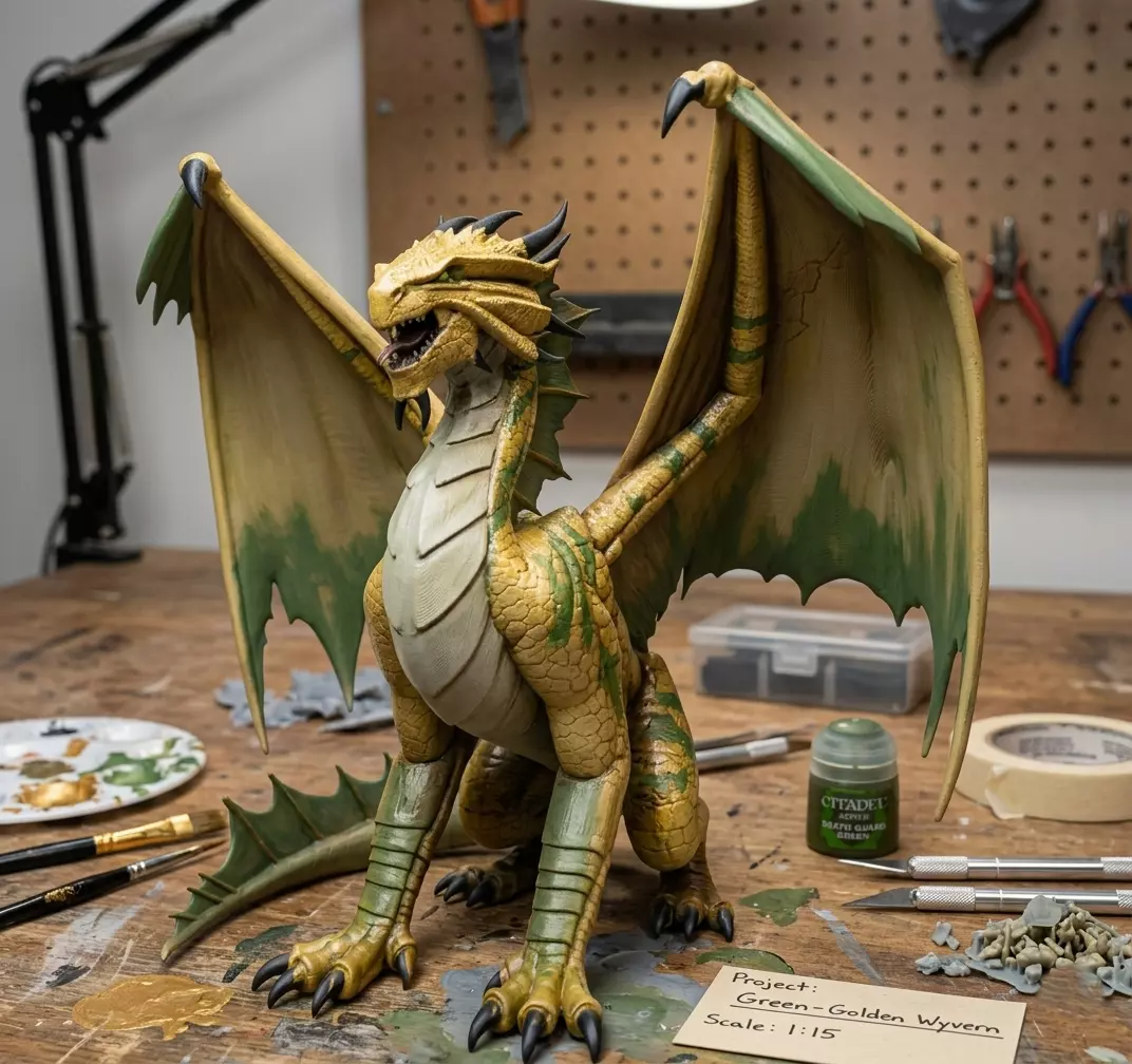 DnD Ancient Bronze Dragon Miniature 3D print model