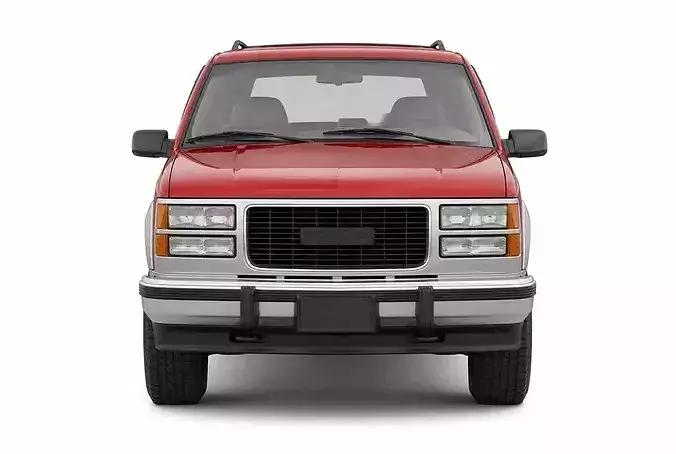 Vintage Full Size 2 Door SUV 3D model 7